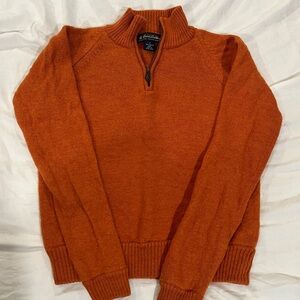 Brooks Brothers Merino Wool Quarter Zip